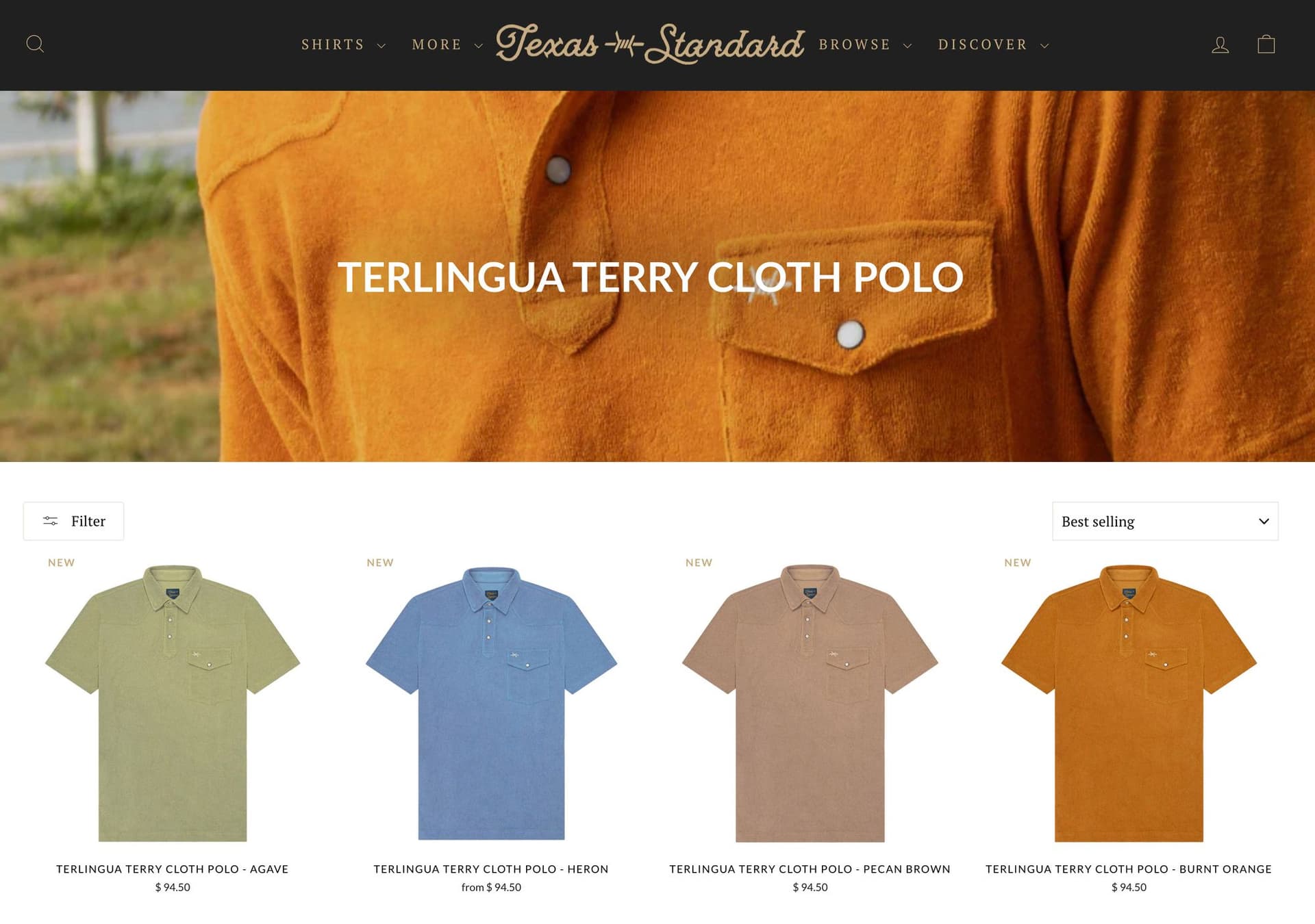 Texas Standard Fashion & Apparel product photography