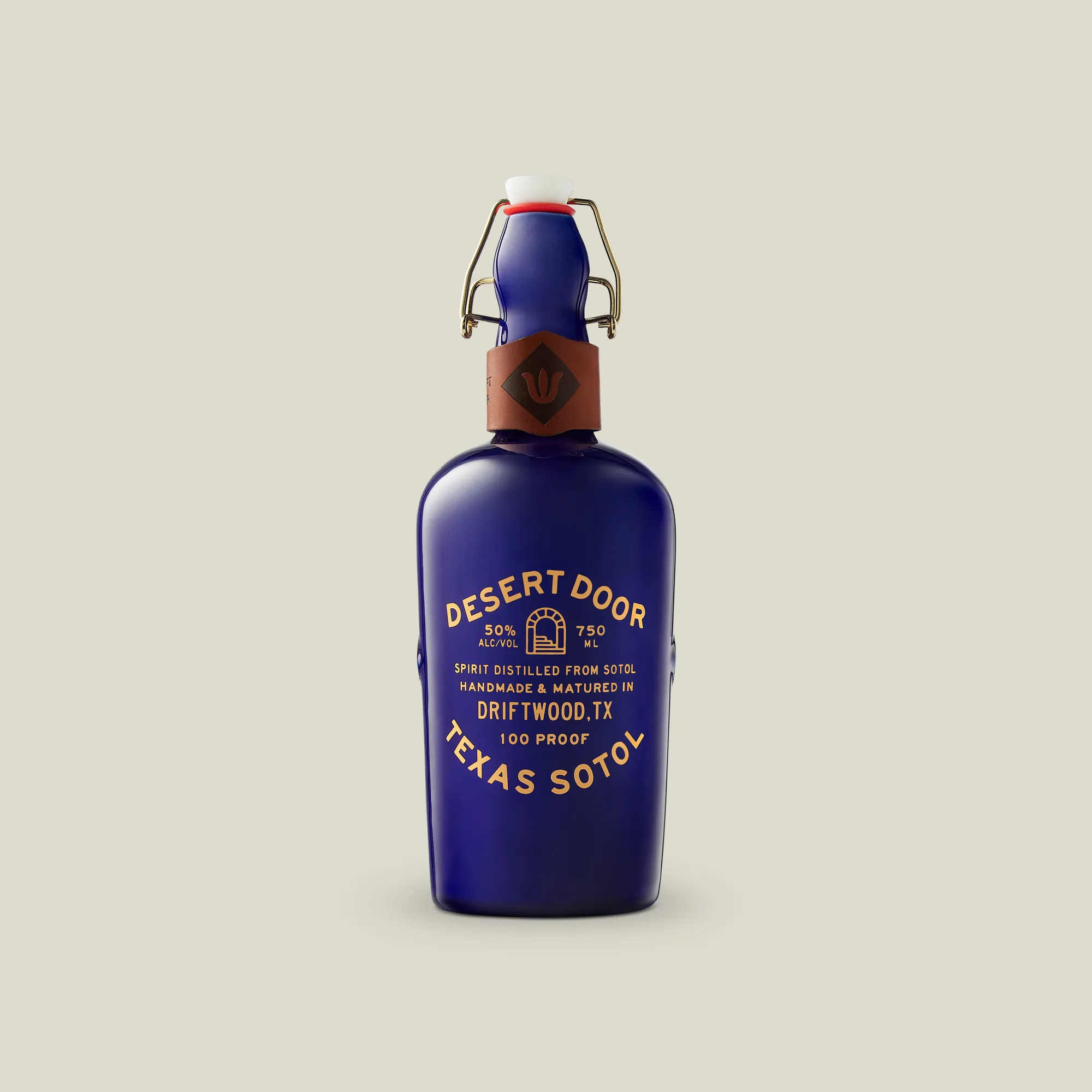 Desert Door 100 Proof Texas Sotol bottle, front
